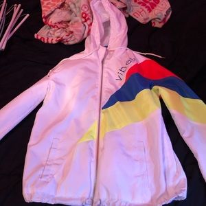 Rue 21 white windbreaker